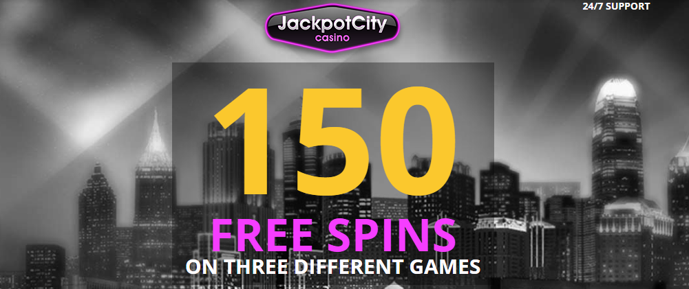 Free spins promotion at a casino.