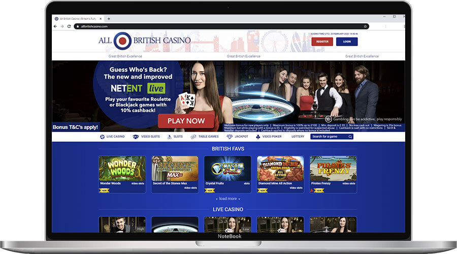 All British Casino Home Page