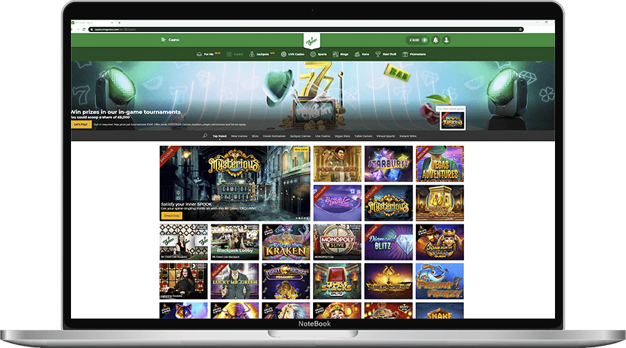 Mr Green Desktop Casino